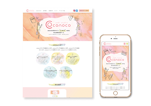 conocoポートフォリオサイト